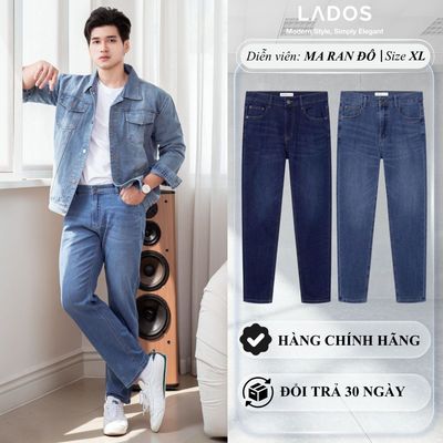 [OUTLET - KHÔNG ĐỔI TRẢ] Quần Jean Dài Nam Dáng Slim fit Co Giãn, siêu nhẹ PRO JEAN LADOS-4184 Chất Jean Cao Cấp