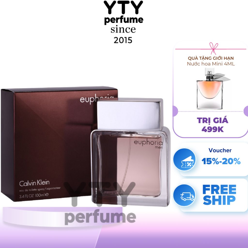 (Hỏa tốc HCM) Nước hoa nam Euphoria For Men EDT 100ml Auth FULL BOX