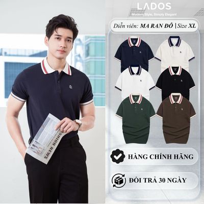 Áo Thun Polo Pique Nam LADOS-19190 Chất Thun Cá Sấu CVC Cotton Thấm Hút Mồ Hôi, Kiểu Basic Sang Trọng