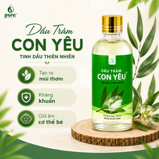 Dầu tràm con yêu - dầu tràm cho trẻ sơ sinh - tinh dầu tràm nguyên chất - dầu tràm tốt nhất 50ml