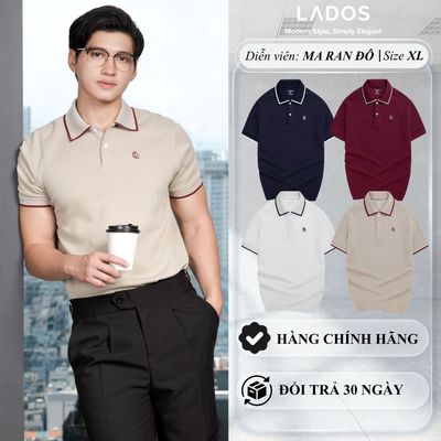 Áo Polo Đi Tiệc Ngắn Tay Nam LADOS-9226 Form Regular Fit Chất Cá Sấu Interlock Thiết Kế Sang Trọng Lịch Lãm