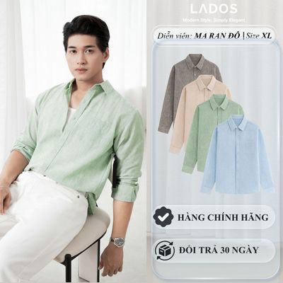 [DEAL MỞ BÁN] Áo Sơ Mi Linen Dài Tay LADOS - 8197 Mềm Mại, Thoải Mái, Kiểu Dáng Vừa Vặn Tôn Dáng, Mặc Đi Làm Đi Chơi