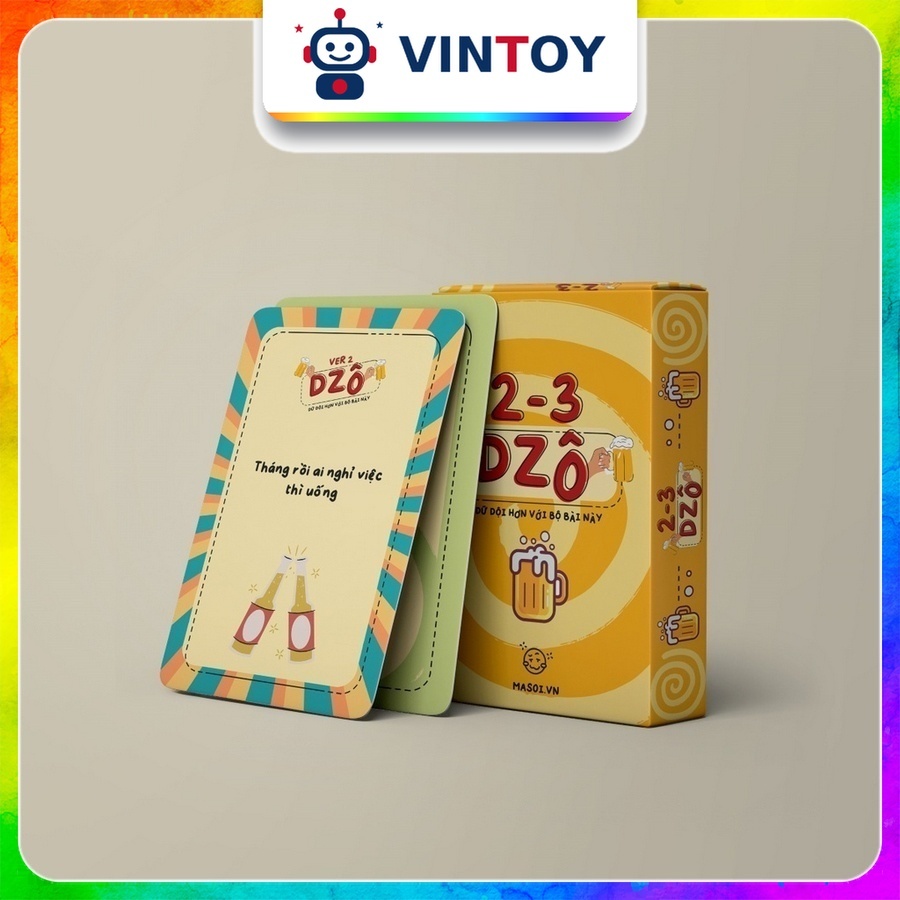 [Drinking] Bài 2-3 Dzô 35 Lá Bài Ăn Nhậu Uống Bia Trò Chơi Nhóm Bạn Tụ Họp Boardgame