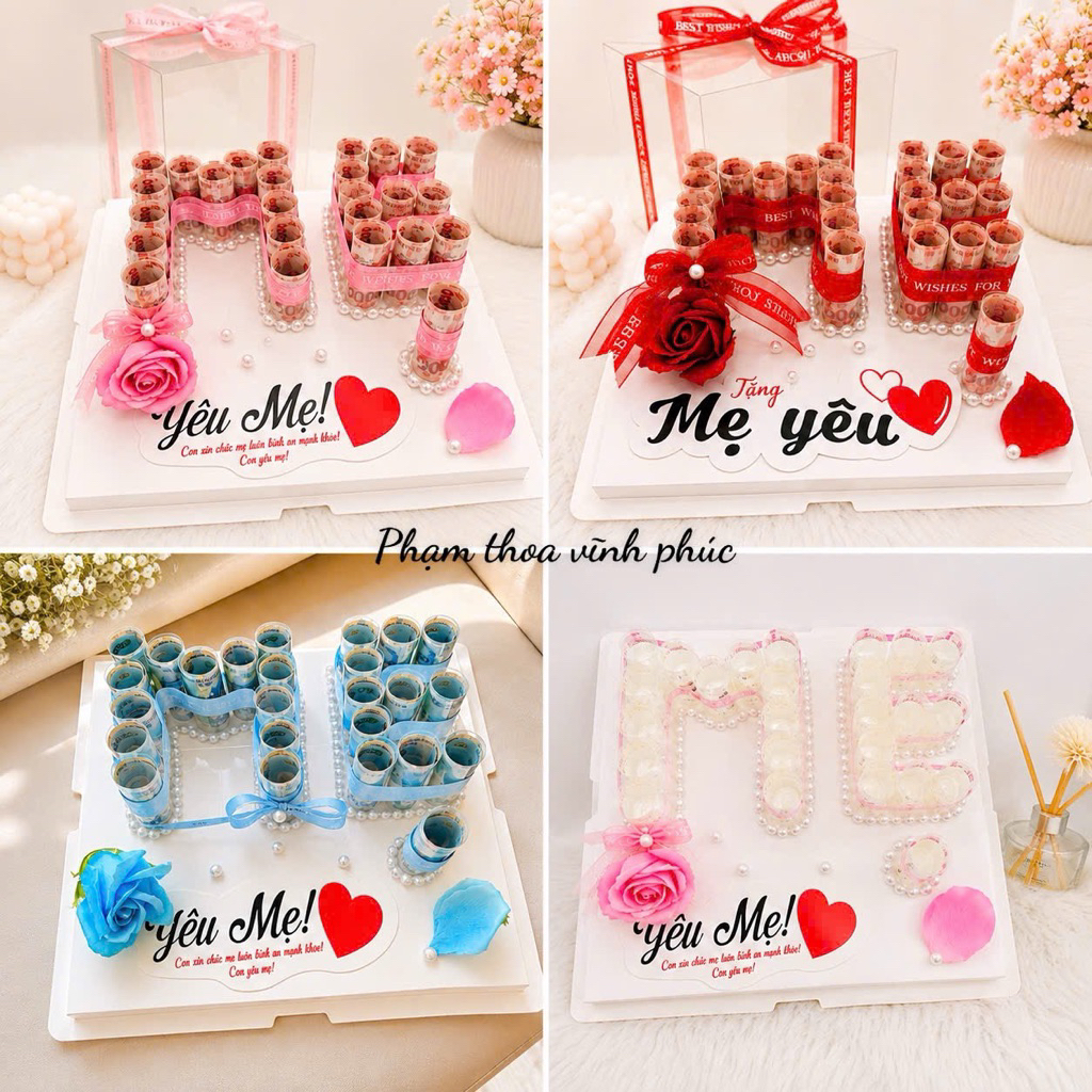 (Quà TẶNG 20-10) Chữ Mẹ món quà ý nghĩa 20-10.Khuôn quà tặng CHỮ MẸ