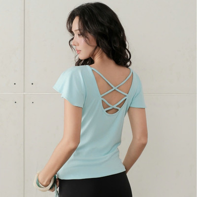 TUBYCATU Áo Thun Babytee Phối Dây Chéo Lưng Nomi Cross Form Ôm Tôn Dáng