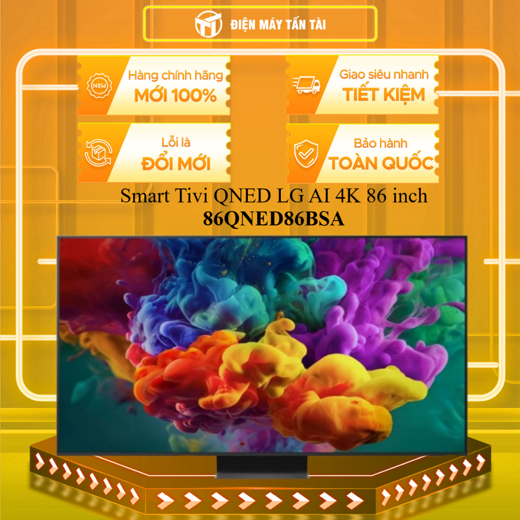 (HCM) - 86QNED86BSA (2026) / 86QNED86ASA (2025) - Smart Tivi QNED evo LG AI 4K 86 inch