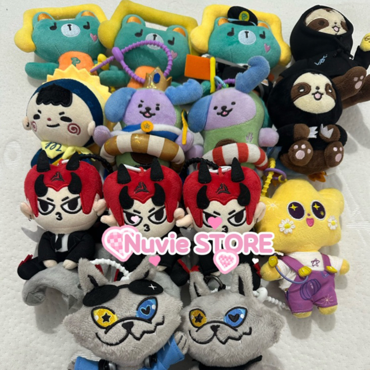 [SẴN DOLL CHÍNH HÃNG] Doll Keychain Linh Vật Couple GMM các doll Domiia, Permpoon, Avocean, Look Khu