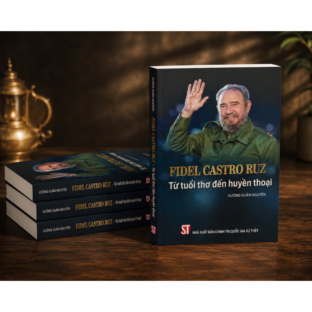 Sách - Fidel Castro Ruz - Từ tuổi thơ đến huyền thoại - Vương Xuân Nguyên - NXB Chính trị QG Sự thật