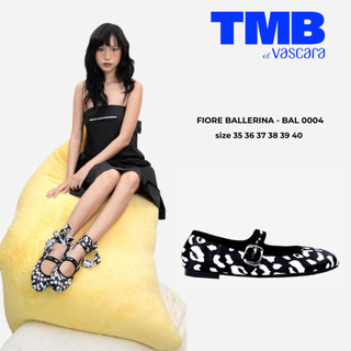 Giày búp bê vải MINETTE BALLERINA màu Da Beo BAL 0004 - TMB of Vascara