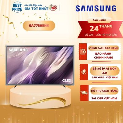 Smart Tivi Samsung OLED 4K Vision AI 77 Inch QA77S95HX