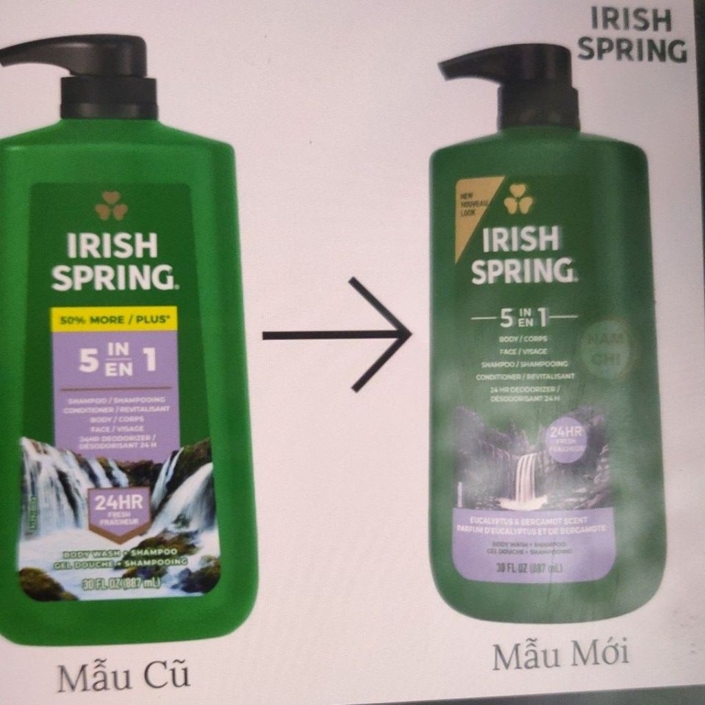 sữa tắm irish spring