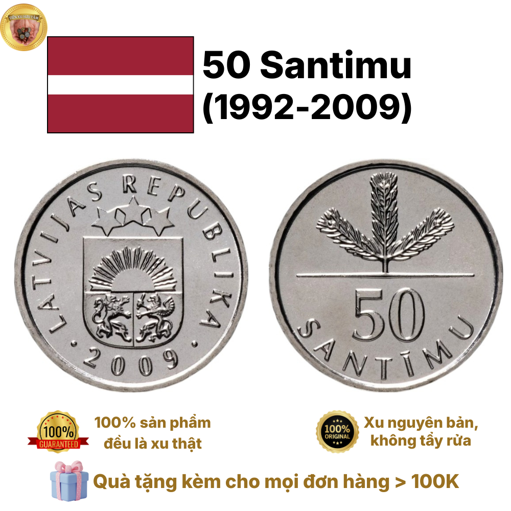 Tổng hợp các mẫu đồng xu của LATVIA