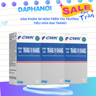 [3 HỘP] Cốm tiêu hóa Tràng vị khang - Hỗ trợ viêm đại tràng, táo bón, tiêu chảy, đầy hơi - Hộp 6 gói