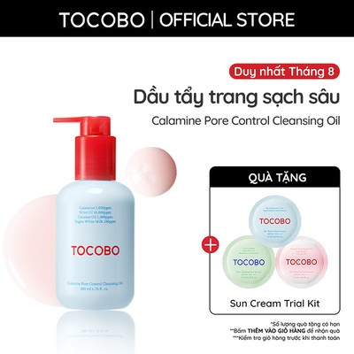 [DATE 5.2027] Dầu tẩy trang sạch sâu, dịu nhẹ Tocobo Calamine Pore Control Cleansing Oil 200ml