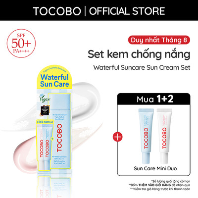 [DATE 6.2027] Set kem chống nắng TOCOBO Waterful Suncare Sun Cream