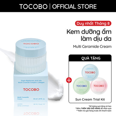 Kem dưỡng dưỡng ẩm làm dịu da Tocobo Multi Ceramide Cream 50ml
