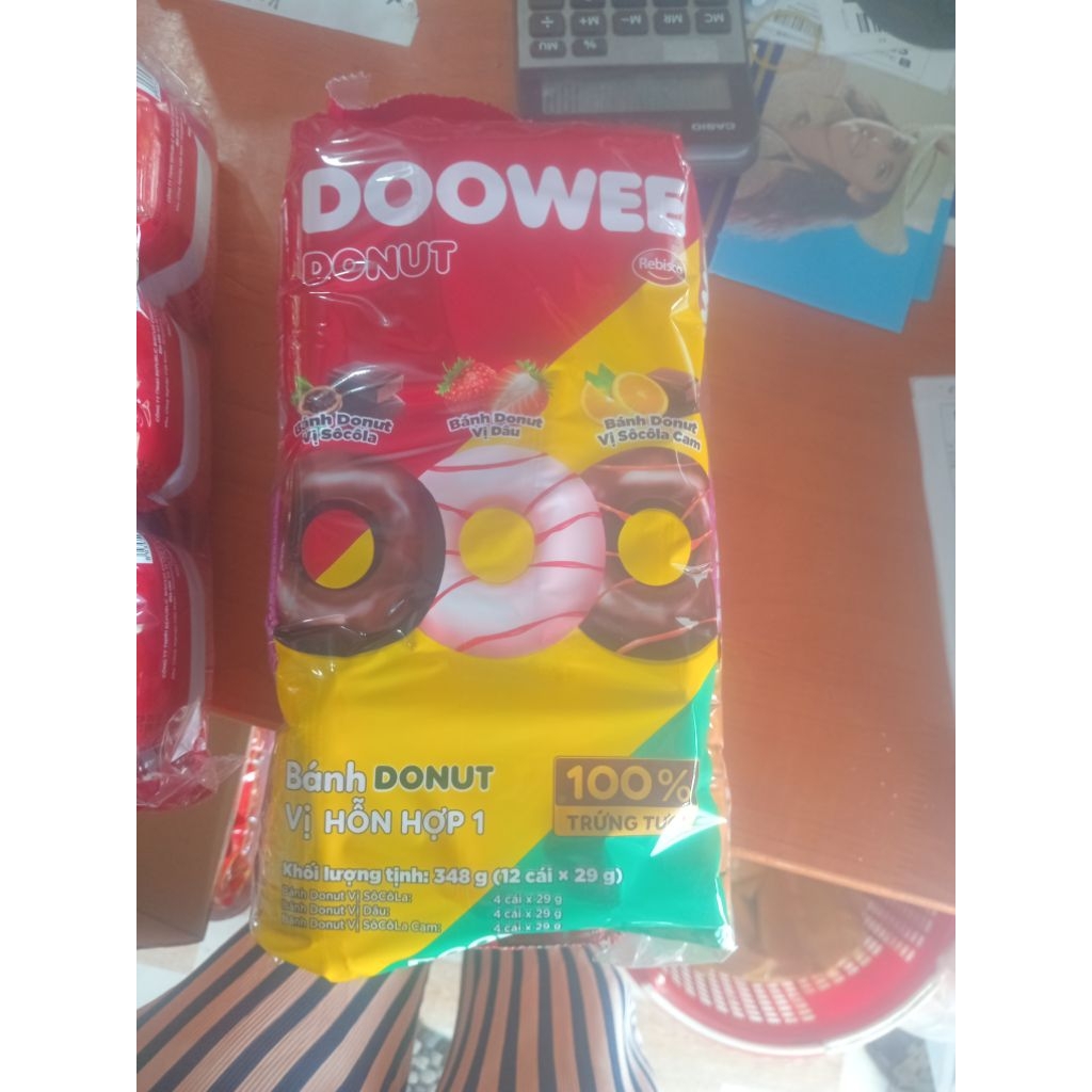 DOOWEE DONUT HỖN HỢP 348GR
