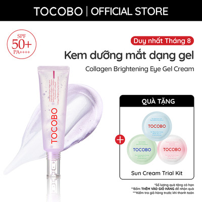 [DATE 6.2027] Kem dưỡng mắt dạng gel làm sáng da Tocobo Collagen Brightening Eye Gel Cream 30ml