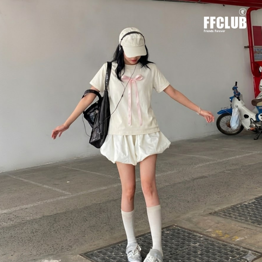 ÁO THUN BABY TEE NƠ GIFT FFCLUB MIX 15