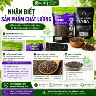 [CHẤT LƯỢNG] Hạt Chia 1KG Absolute Chuẩn Organic Sạch Đều Đẹp Ít Tạp Chất Sạch Đều Đẹp Ăn Kiêng