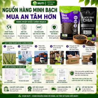 [CHẤT LƯỢNG] Hạt Chia 1KG Absolute Chuẩn Organic Sạch Đều Đẹp Ít Tạp Chất Sạch Đều Đẹp Ăn Kiêng