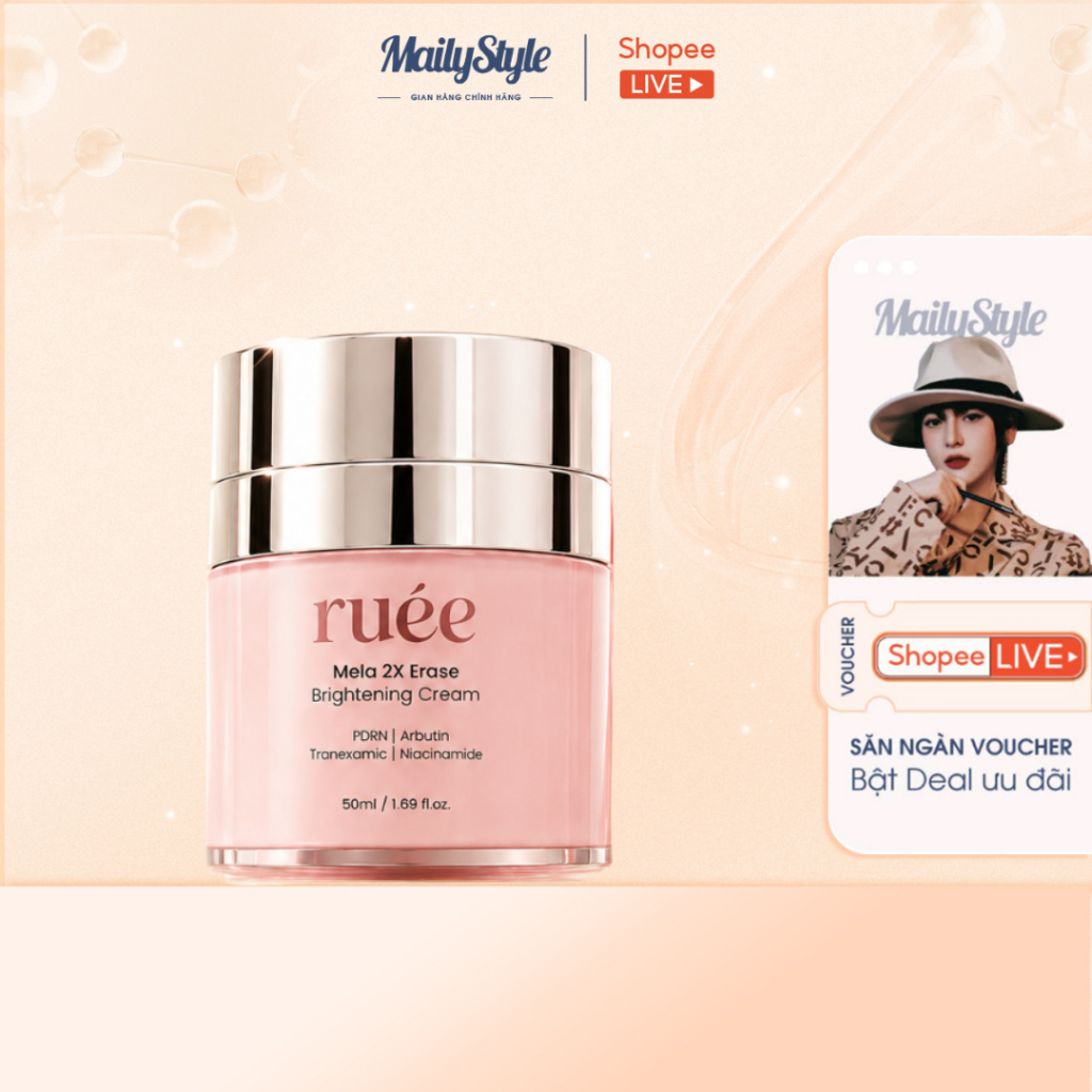 M77_Kem dưỡng sáng da  Ruee Male 2X Rrase Brightening Cream 50ml
