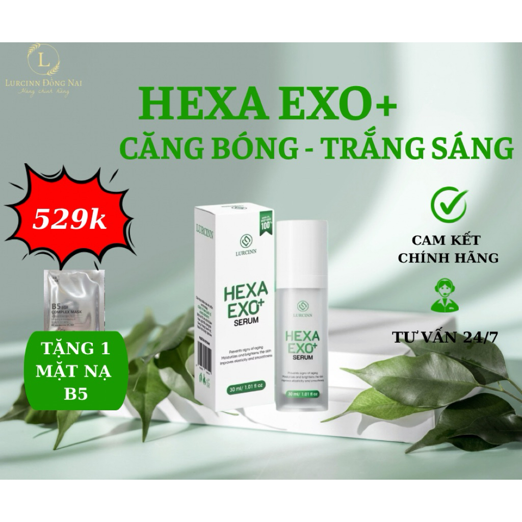 Hexa Exo Serum Lurcinn 20ml - Serum Căng bóng, trắng sáng da