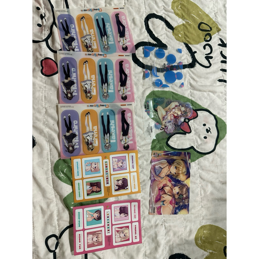Set phụ kiện Cô nàng Otaku nhà tôi như ảnh