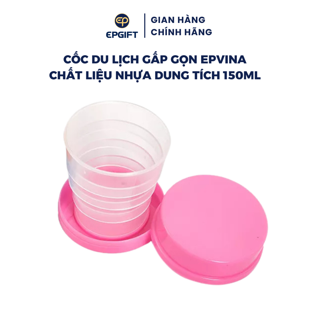 Cốc Nhựa Uống Nước Gấp Gọn Epvina Gift Dung Tích 150ml/300ml CO1-002-M13