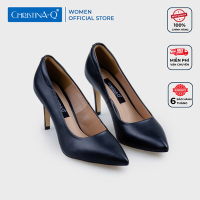 Giày Nữ Cao Gót Bít Mũi Nhọn CHRISTINA-Q GBN483K