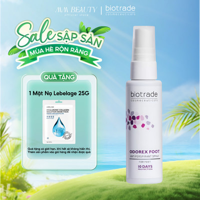 Xịt Khử Mùi & Kiểm Soát Mồ Hôi Chân Biotrade Odorex Foot Antiperspirant Spray 40ml – Khô Thoáng Suốt 48h