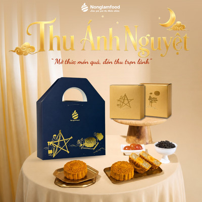 Túi Quà Tặng Trung Thu NONGLAMFOOD 2026 - Thu Ánh Nguyệt