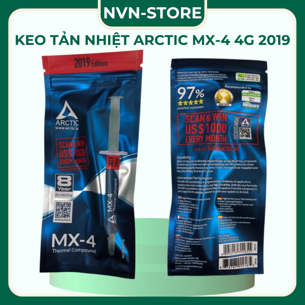 Keo Tản Nhiệt Arctic MX4-4G