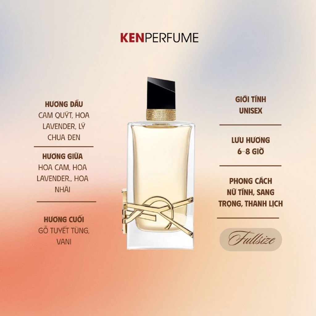 Nước hoa Fullsize 50ML YSL Libre EDP | Nước Hoa Nữ | Ken Perfume