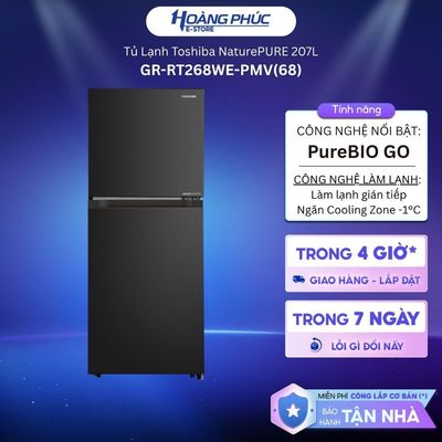 Tủ lạnh Toshiba Inverter 207 lít GR-RT268WE-PMV(68) {Toàn Quốc}