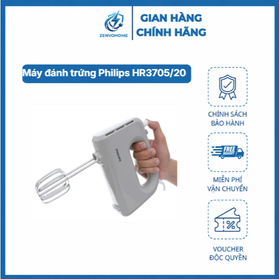 Máy đánh trứng Philips HR3705/20