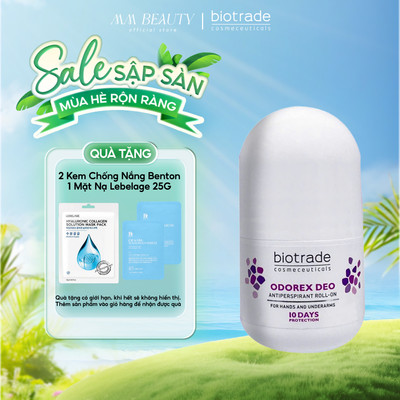 Lăn Khử Mùi Biotrade Odorex Deo Antiperspirant Roll On – Kiểm Soát Mồ Hôi & Mùi Cơ Thể Hiệu Quả