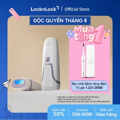 Máy triệt lông LocknLock IPL Sapphire Cooling Hair Removal Device ENC312IVY