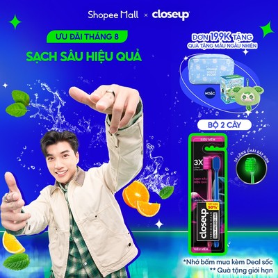 Bộ 2 Cây Bàn chải Closeup Precision Clean siêu mềm
