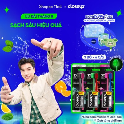 Bộ 6 Bàn chải Closeup Precision Clean Sạch Sâu