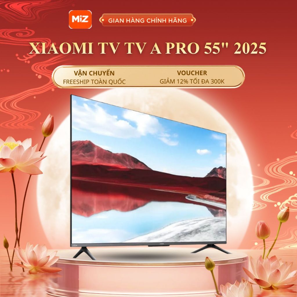 TiVi A Pro 55 inch - 2025/2026 - 4K Qled - Phiên Bản Quốc Tế - Bảo Hành Chính Hãng 2 Năm Tại Nhà