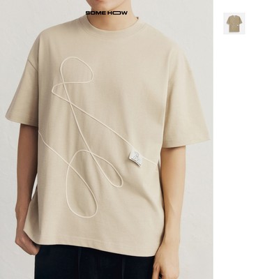[New8] Áo Thun Oversize Line Art Bear Chất Liệu Thun Cotton Thoải Mái Năng Động, AT0398 SOME HOW STORE