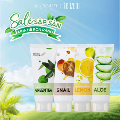Sữa Rửa Mặt Tenzero Làm Sạch Da Dịu Nhẹ Cấp Ẩm Kiềm Dầu 100ml