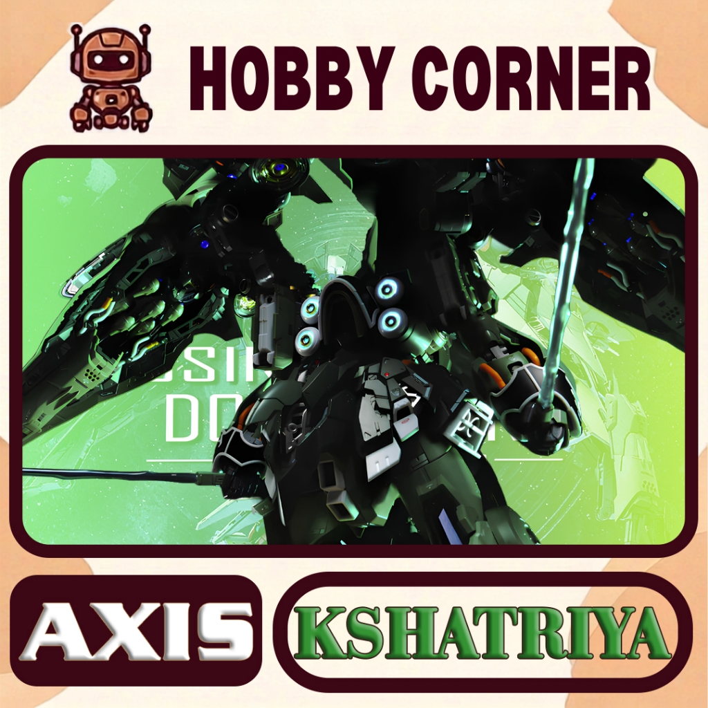 Model Kit Axis  Works 1/100 Wing of Osiris KSHATRIYA (tặng base, led, effect, decal nước)
