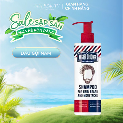 [DATE 02/11/2026] Dầu gội nam dành cho tóc và râu Mister Groomer 200ml