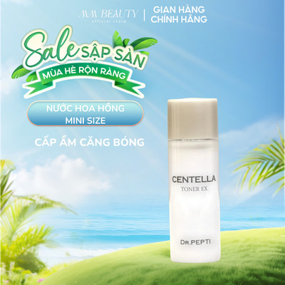 Nước Hoa Hồng Dr.Pepti Centella Toner Ex Mini Dịu Da Cấp Ẩm Hỗ Trợ Phục Hồi Da 30ml
