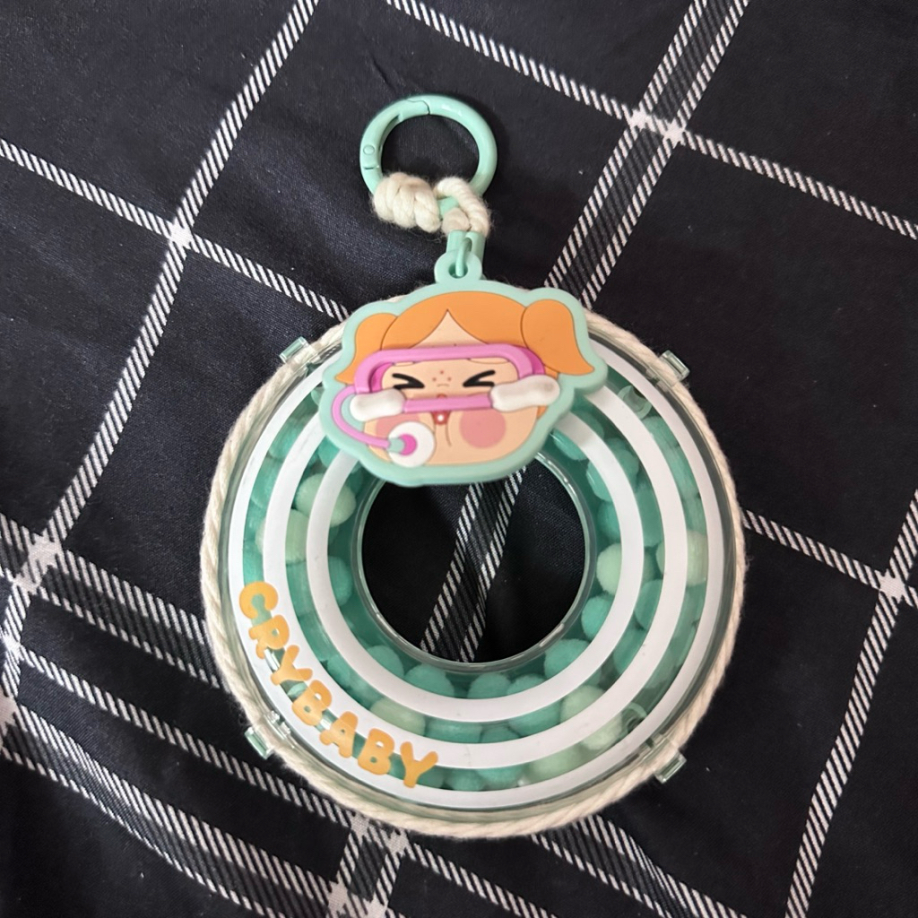 (Pass) Móc khoá phao CRY BABY POPMART