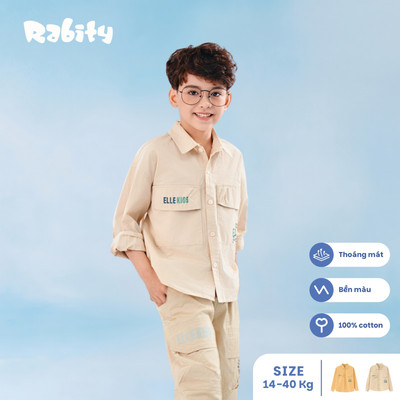  Áo sơ mi dài tay bé trai Rabity 812.003