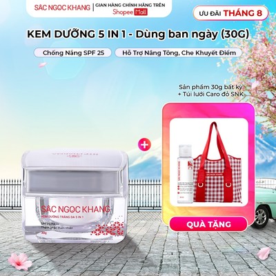 Kem Dưỡng Trắng Nâng Tông Da Ban Ngày 5 IN 1 Sắc Ngọc Khang 30g