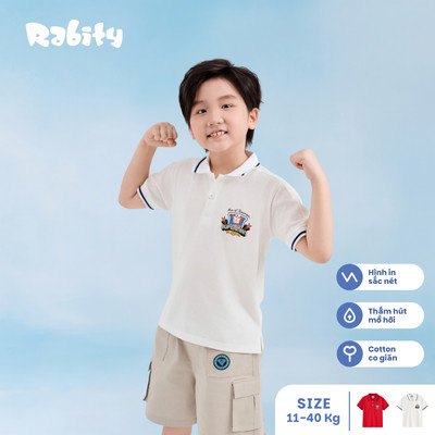   Áo thun polo Superman DC bé trai Rabity 101.001